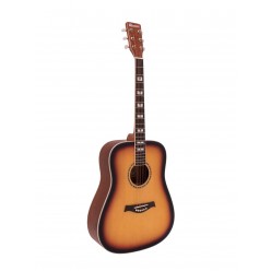 DIMAVERY STW-40 Western guitar, sunburst